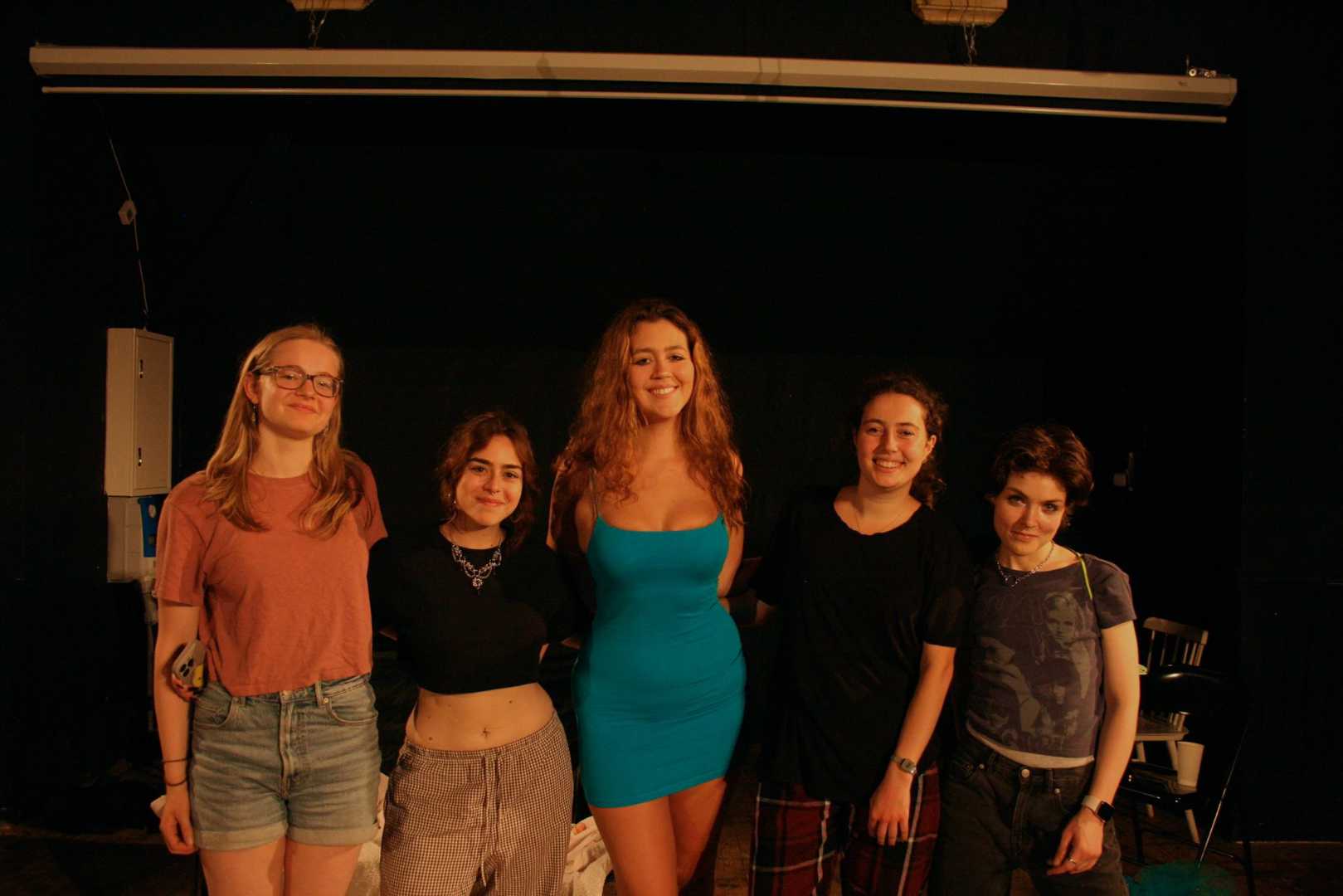 Cast and creative team from Teeth by Estelle Warner at Playhouse East