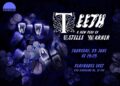 Landscape promotional poster for Teeth by Estelle Warner at Playhouse East on Thursday 25th June at 7:15pm