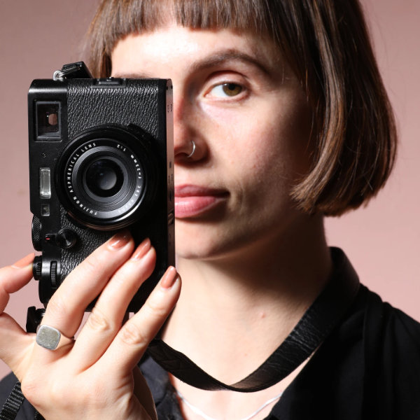 Portrait of Olive Pascha, director of Pocket Revolution at Southwark Playhouse Elephant.