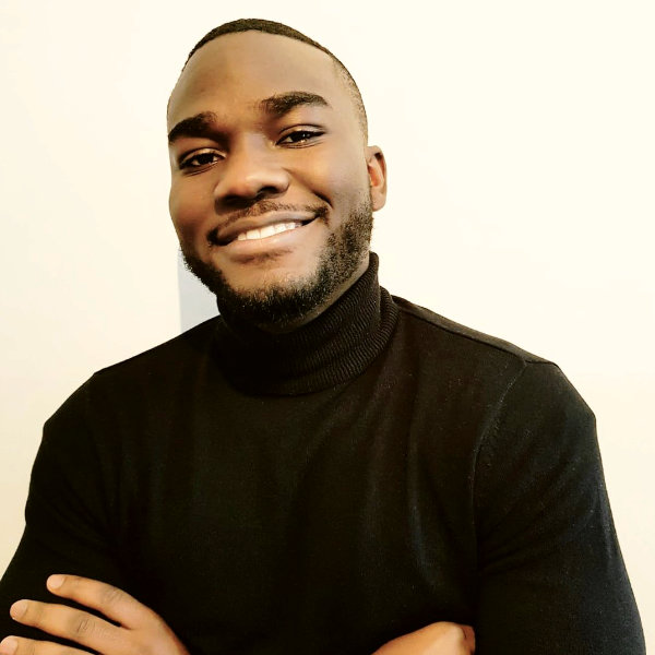 Headshot of Orphée Kashala, producer of Pocket Revolution at Southwark Playhouse Elephant.