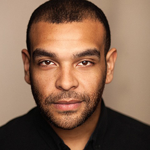 Bailey Patrick, who plays Officer Rogers in Peter Quilter’s Allegra.