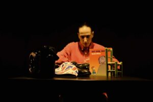 Tisa Kliček as Lucy / Lucija in Pocket Revolution at Southwark Playhouse Elephant.