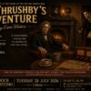 Promotional poster for Mr Thrushby’s Adventure at Greenwich Theatre Studio, 28 July 2026