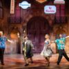 Bob Barrett, Jack Ashton, Jodie Steele and Leon Ockenden in Our Man in Havana at Theatre Royal Windsor.